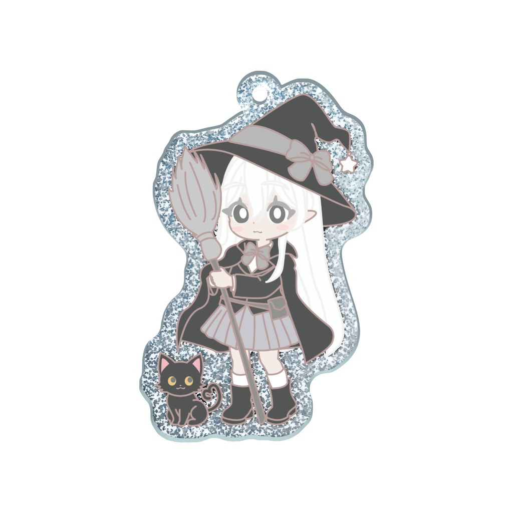 ラメアクリルキーホルダー