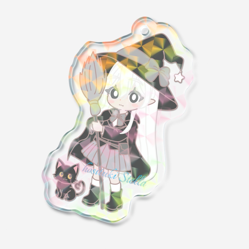 ホログラムアクリルキーホルダー