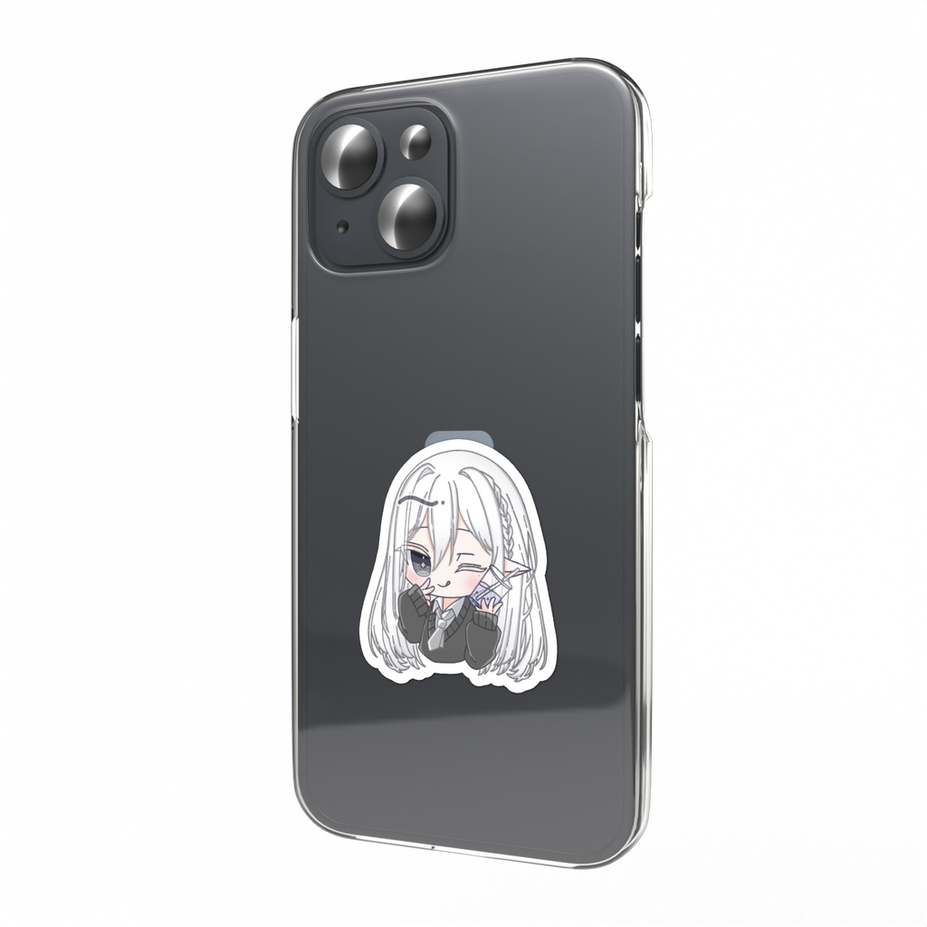 すてらスマホステッカー(ホワイト)
