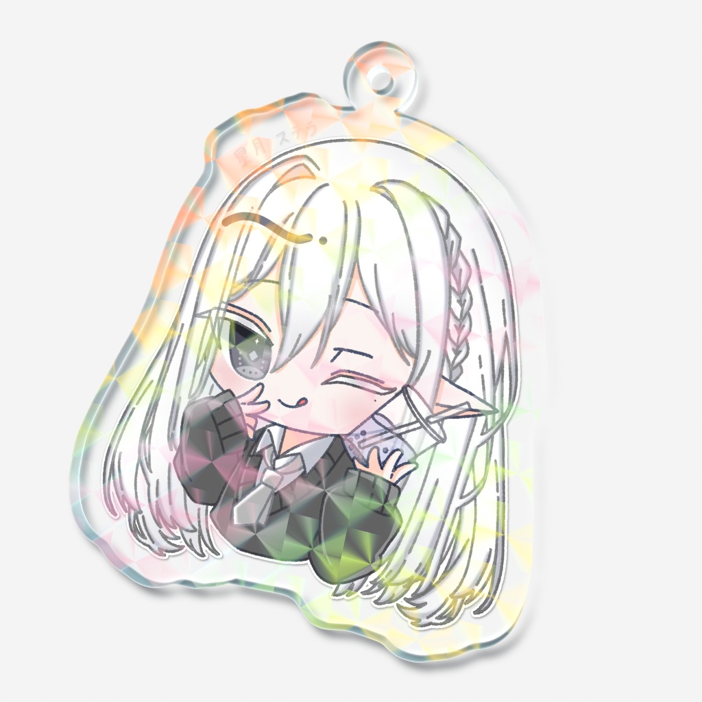 すてらホログラムアクリルキーホルダー(モザイク)