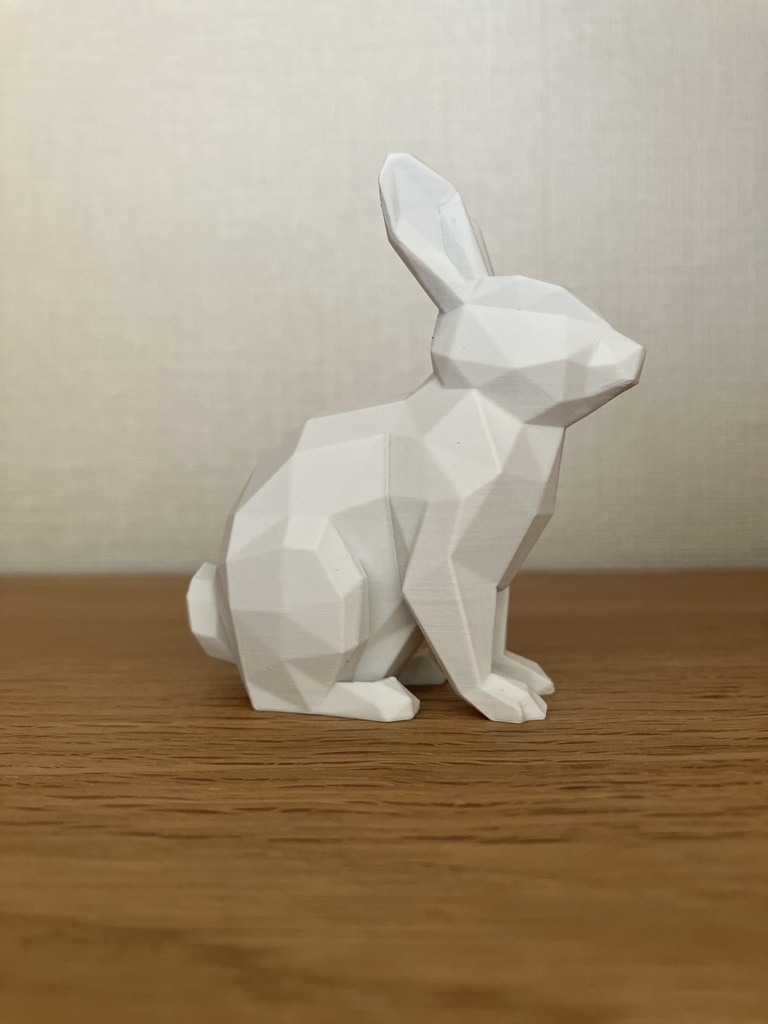 ローポリ ウサギ