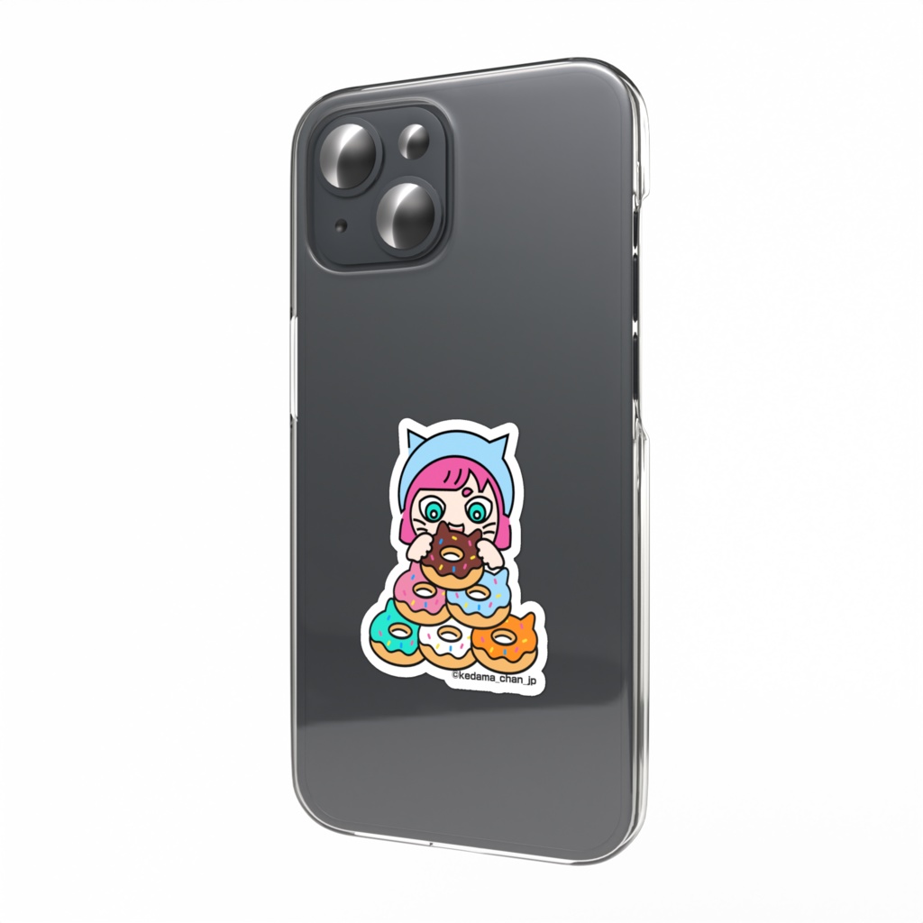 けだまちゃん（5さい）スマホステッカーA