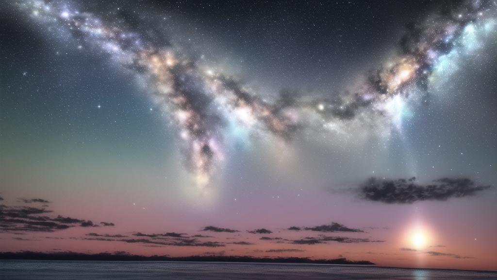 Starlit sky (17 illustrations) 星空のイラスト17枚