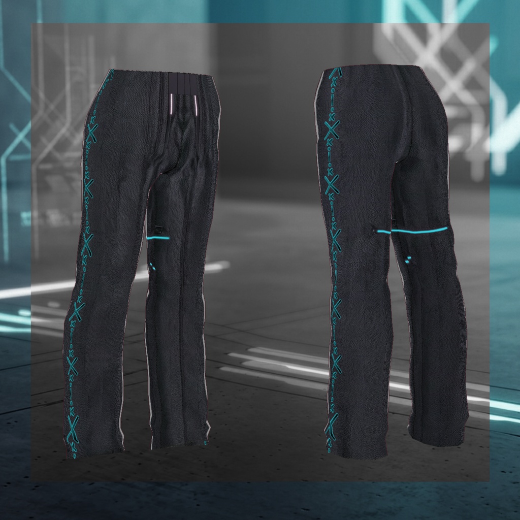 【VRoid】NYLON PANTS // ナイロンパンツ