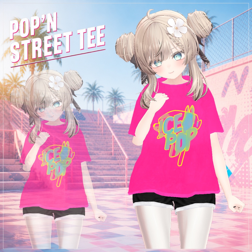 【無料】POP'N STREET TEE|マヌカ対応