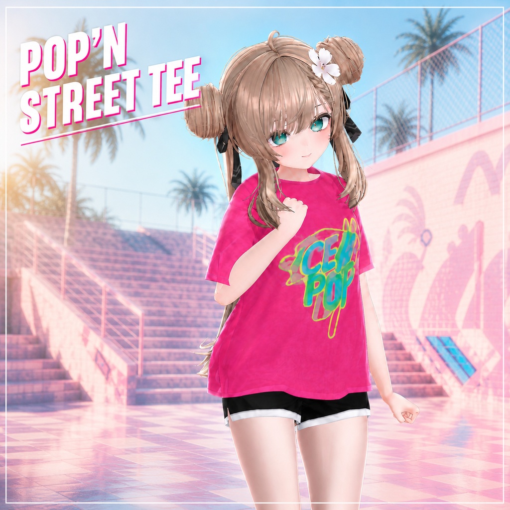 【無料】POP'N STREET TEE|マヌカ対応