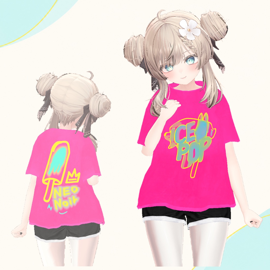 【10/31まで発売記念50%OFF】【4アバター対応】POP'N STREET TEE