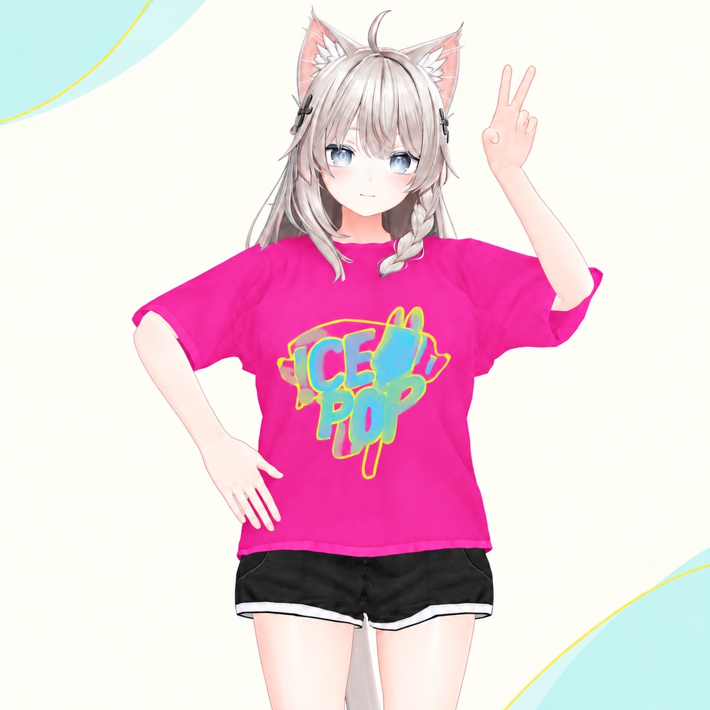 【10/31まで発売記念50%OFF】【4アバター対応】POP'N STREET TEE