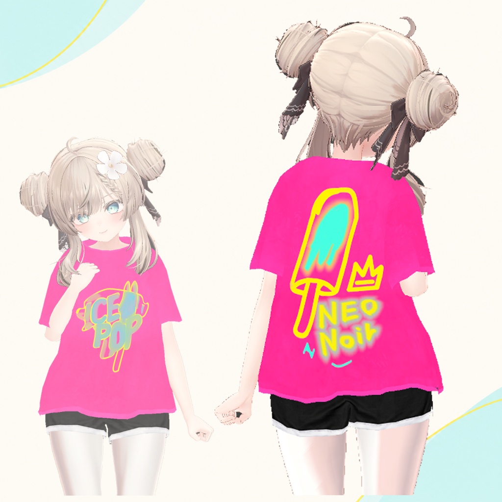 【10/31まで発売記念50%OFF】【4アバター対応】POP'N STREET TEE