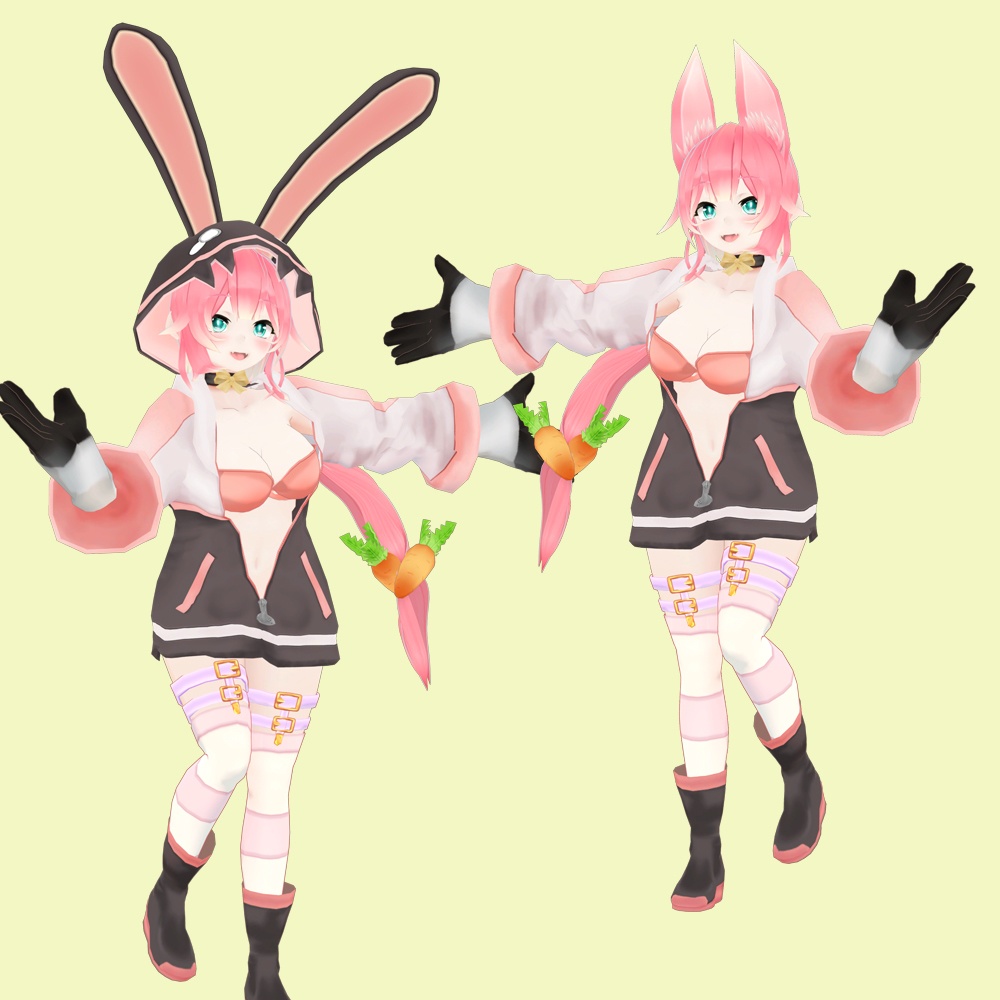 【オリジナル3Dモデル】天敵ウサギ