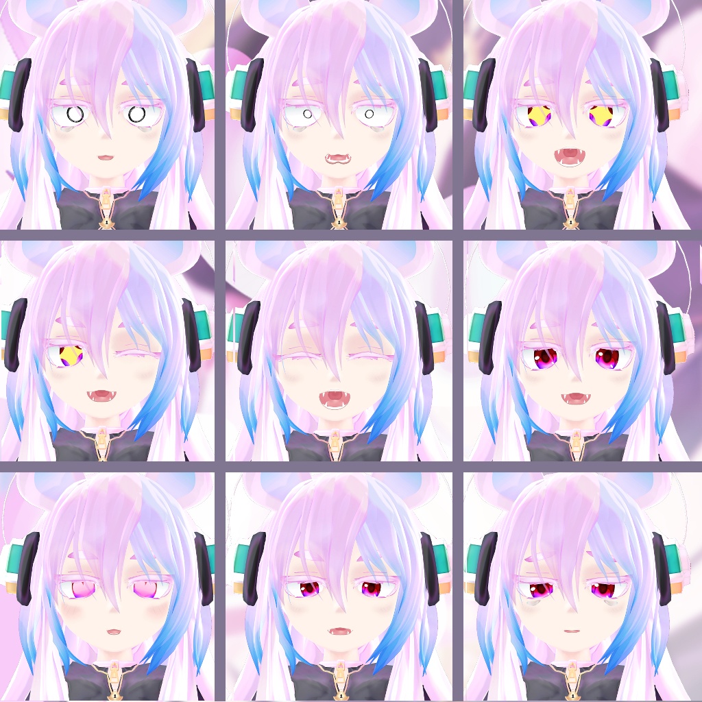 オリジナル3Dモデル「SAKURA_MANTEMA」サクラマンテマ VRChat向けAvatar