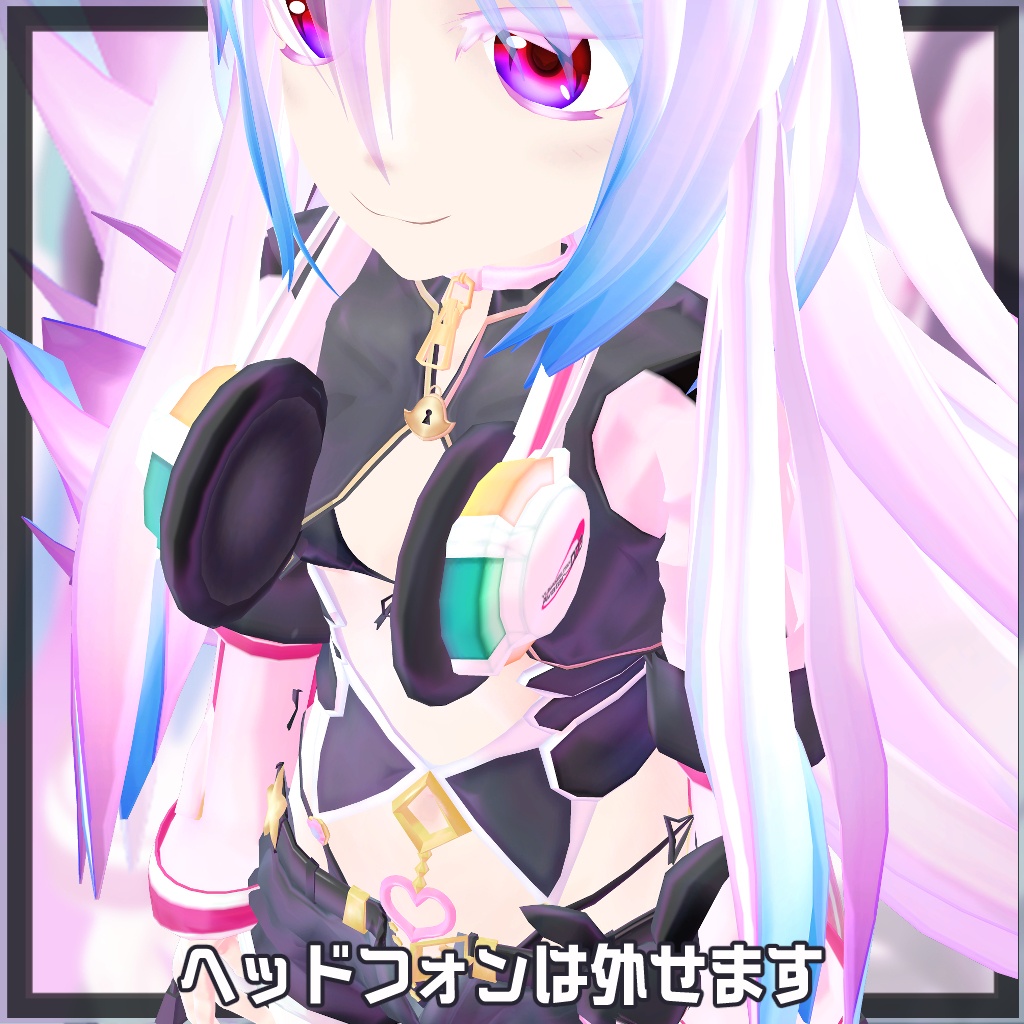 オリジナル3Dモデル「SAKURA_MANTEMA」サクラマンテマ VRChat向けAvatar