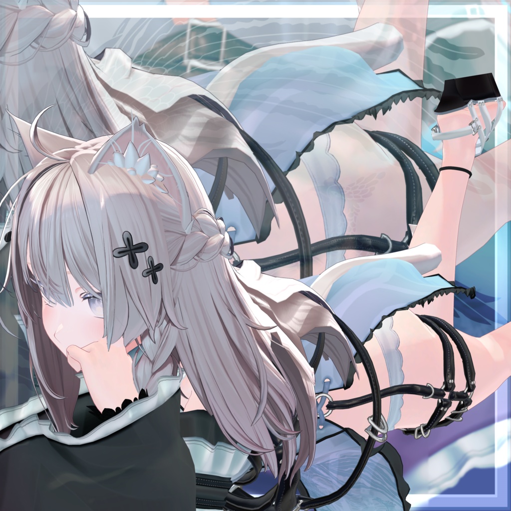 VRChat向け衣装モデル_サイバーチャイナ_cyber_China