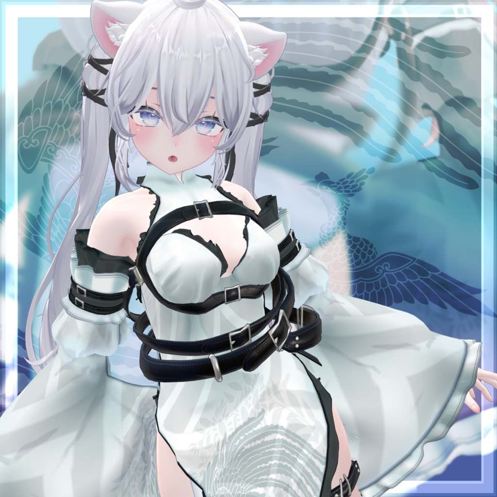 VRChat向け衣装モデル_サイバーチャイナ_cyber_China