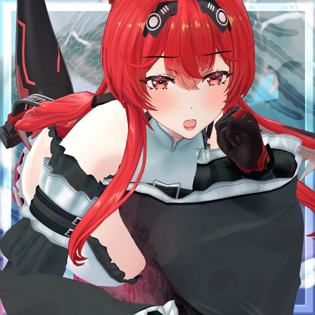 VRChat向け衣装モデル_サイバーチャイナ_cyber_China