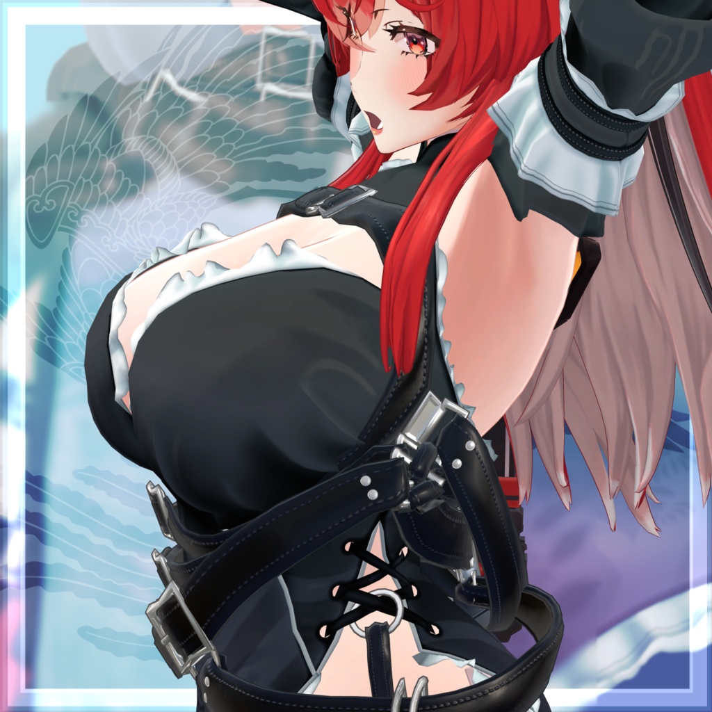 VRChat向け衣装モデル_サイバーチャイナ_cyber_China