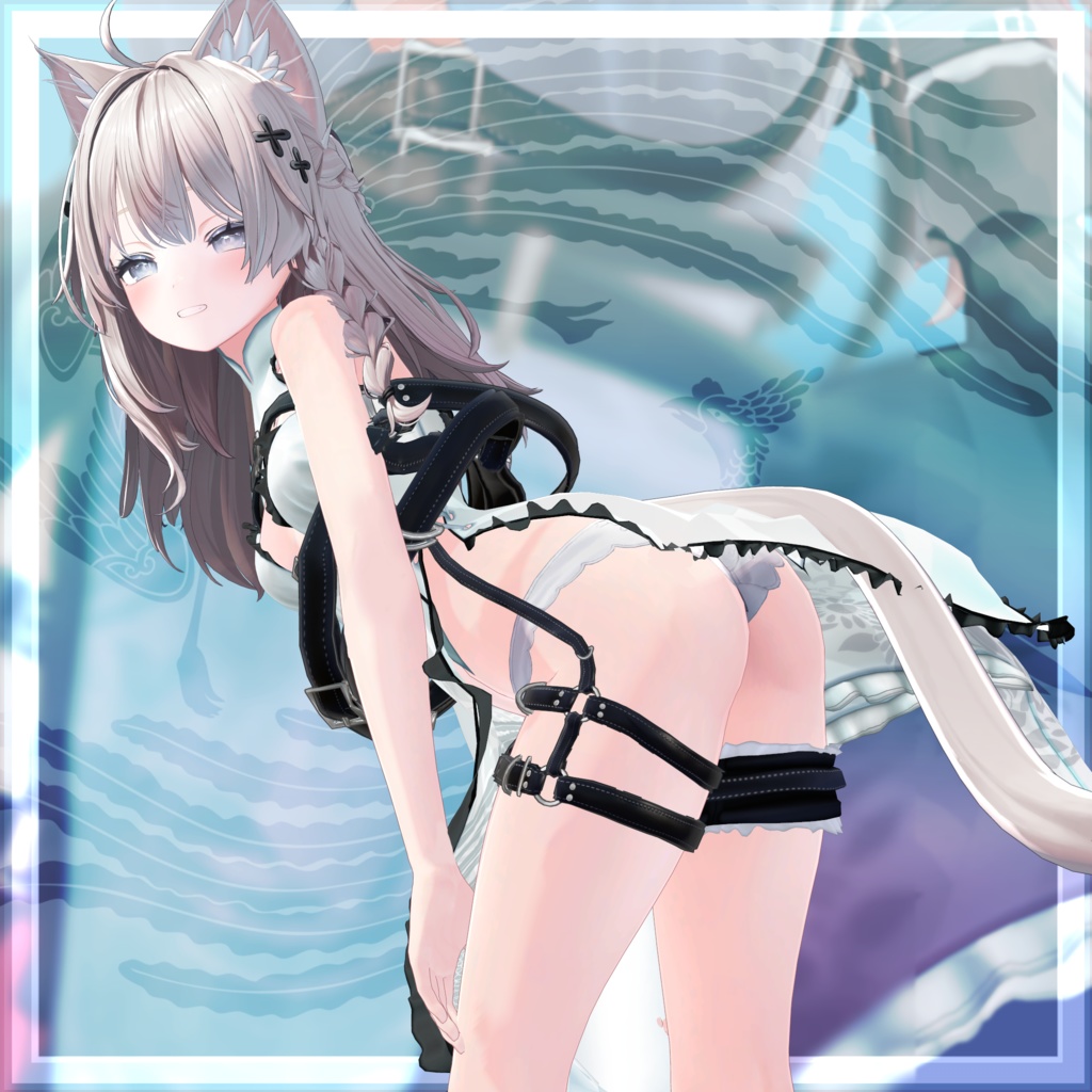 VRChat向け衣装モデル_サイバーチャイナ_cyber_China