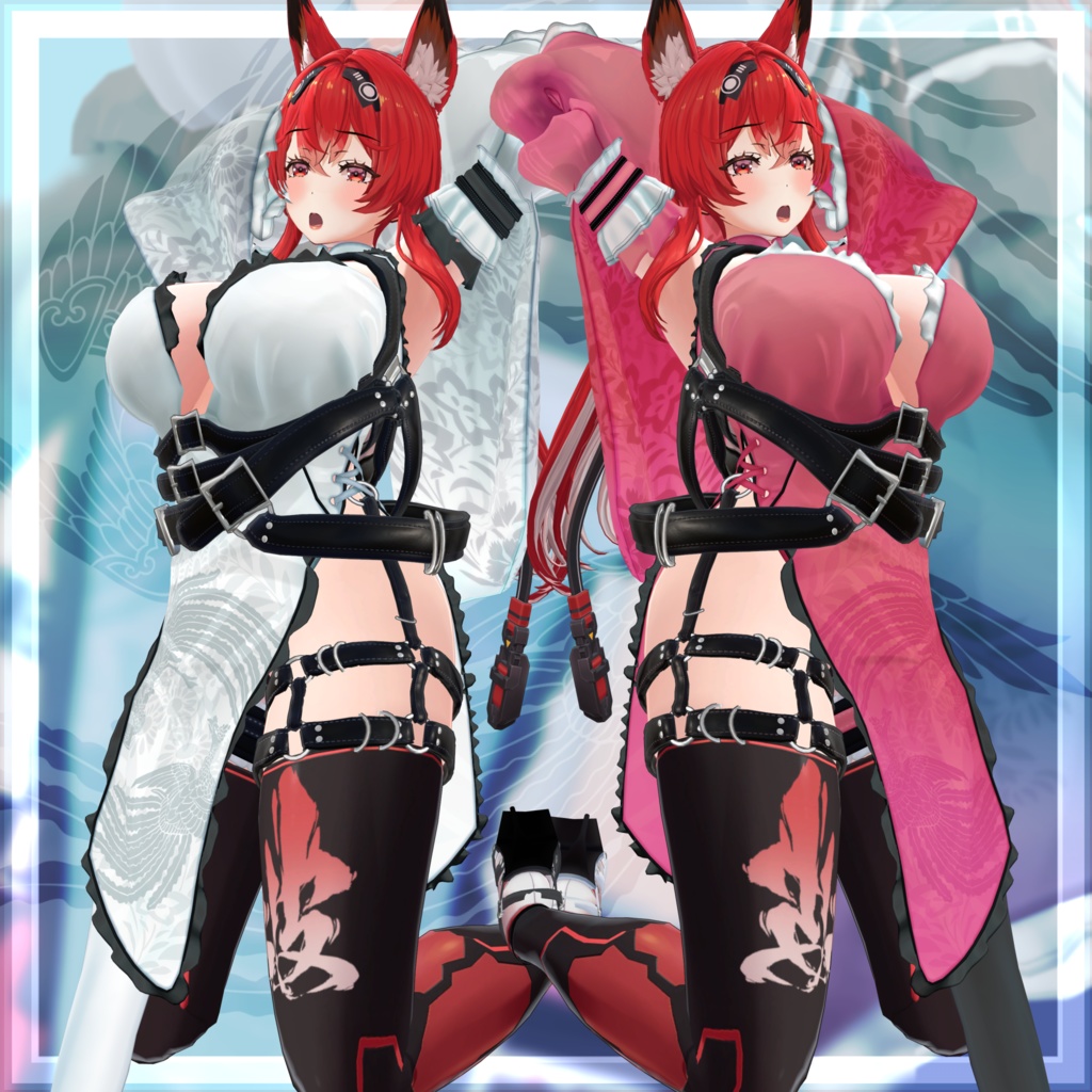 VRChat向け衣装モデル_サイバーチャイナ_cyber_China