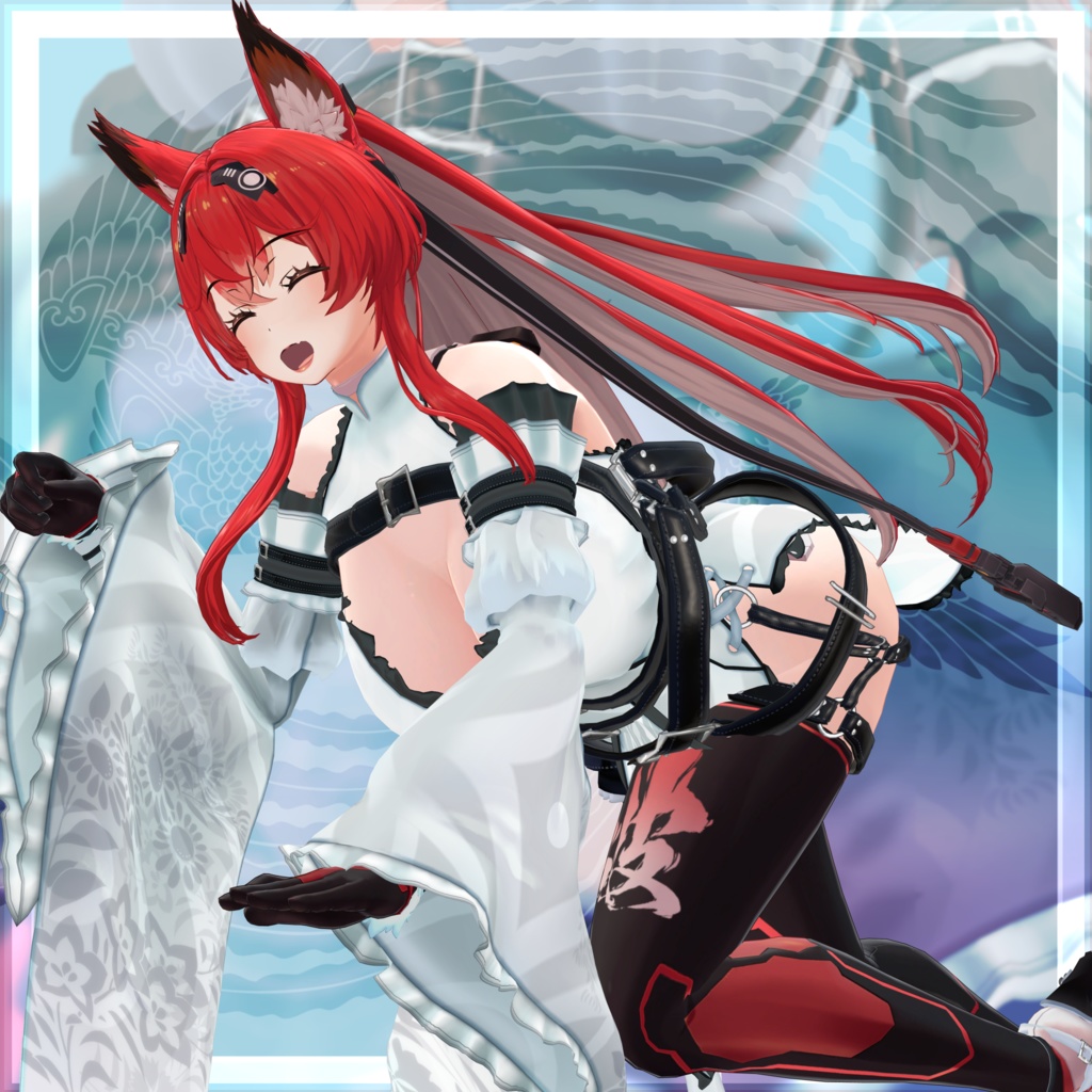 VRChat向け衣装モデル_サイバーチャイナ_cyber_China