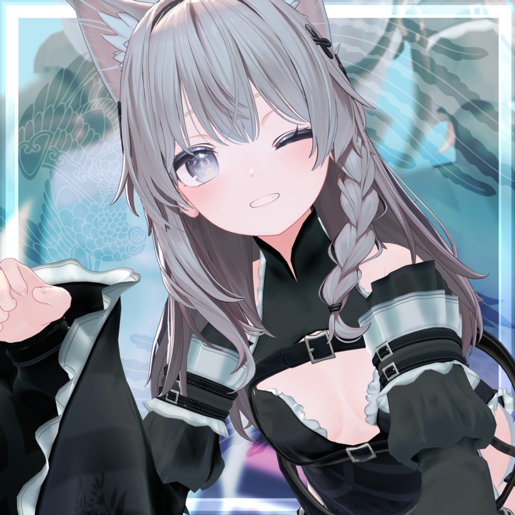 VRChat向け衣装モデル_サイバーチャイナ_cyber_China