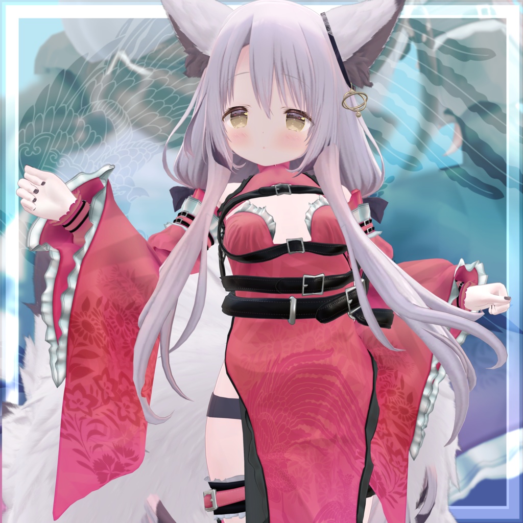 VRChat向け衣装モデル_サイバーチャイナ_cyber_China