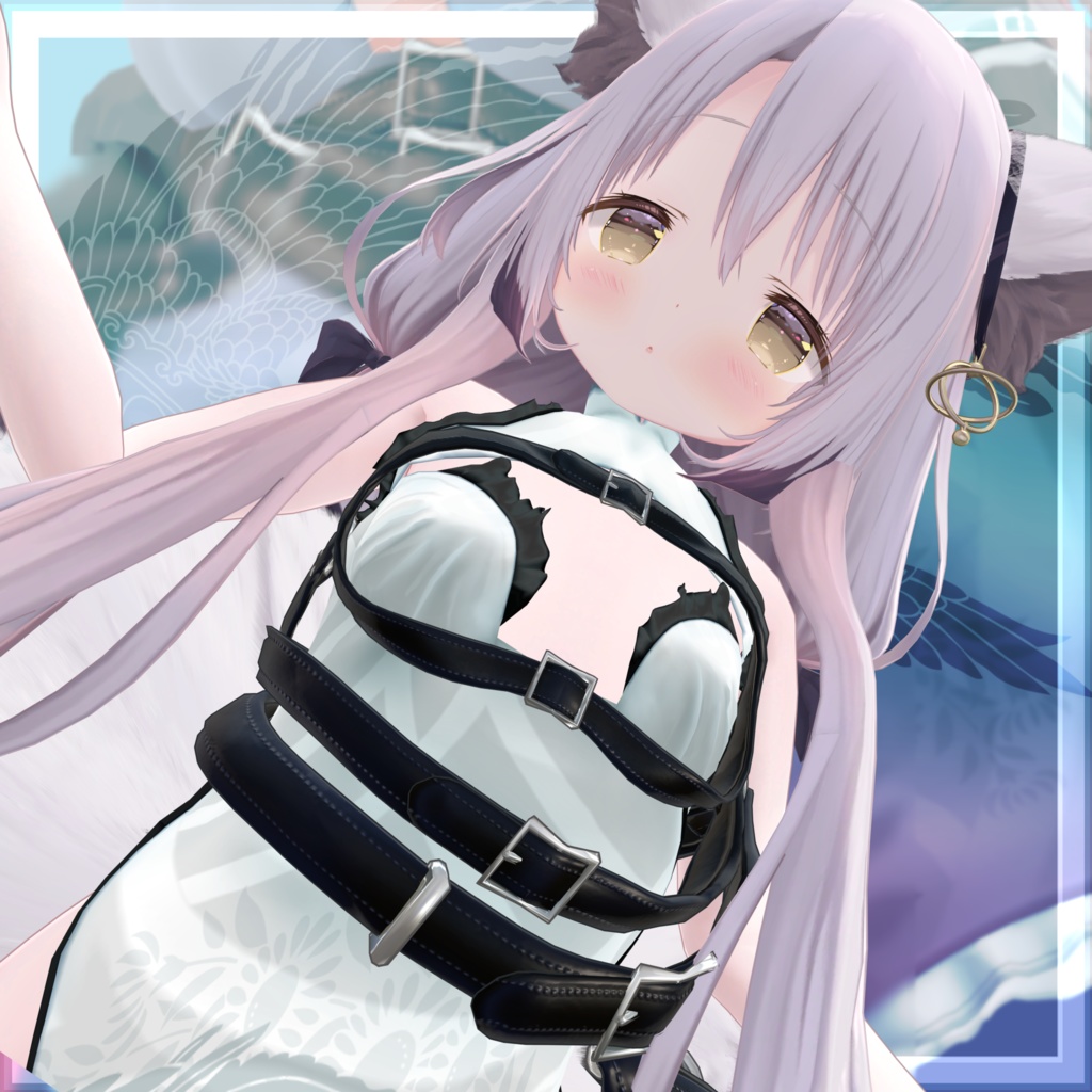 VRChat向け衣装モデル_サイバーチャイナ_cyber_China