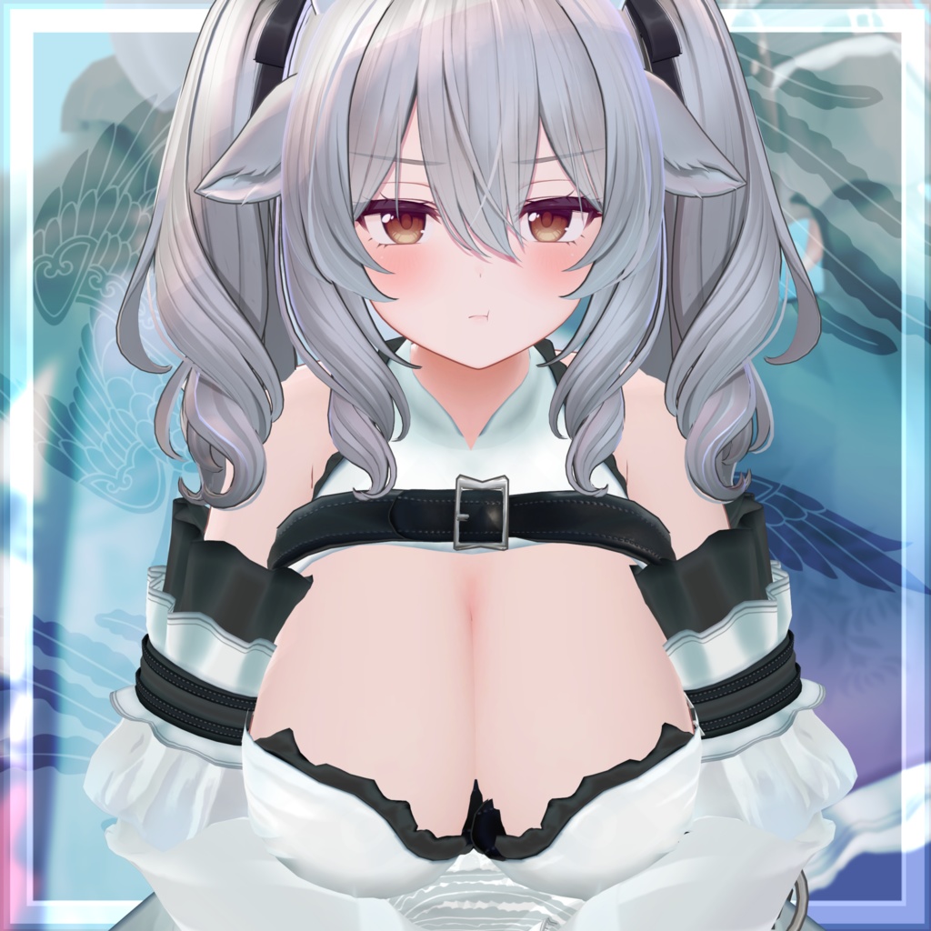 VRChat向け衣装モデル_サイバーチャイナ_cyber_China ミルティナ【Milltina】対応差分