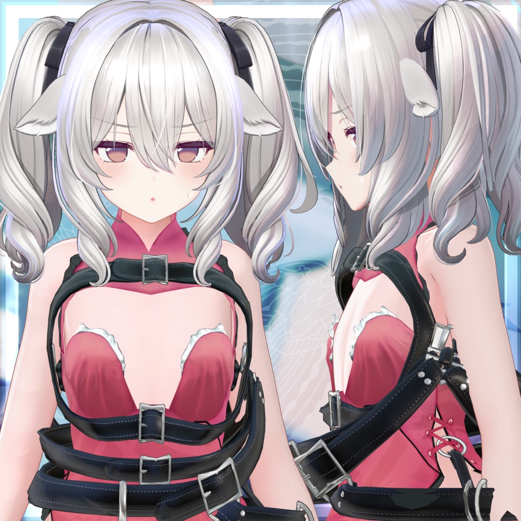 VRChat向け衣装モデル_サイバーチャイナ_cyber_China ミルティナ【Milltina】対応差分