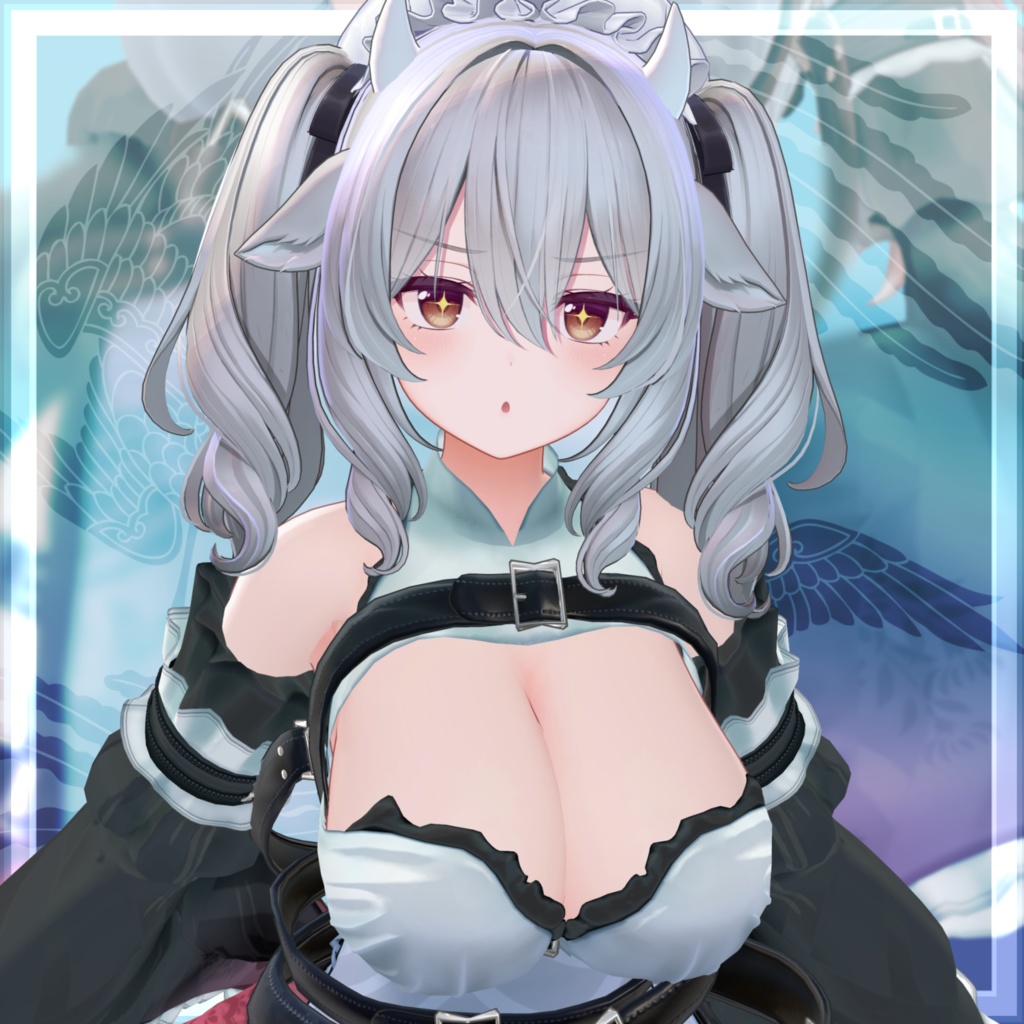 VRChat向け衣装モデル_サイバーチャイナ_cyber_China ミルティナ【Milltina】対応差分