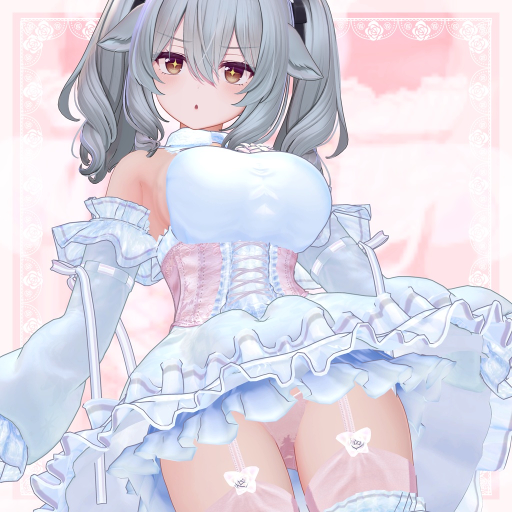 VRChat向け衣装モデル_プリティゴシック_Pretty_Gothic