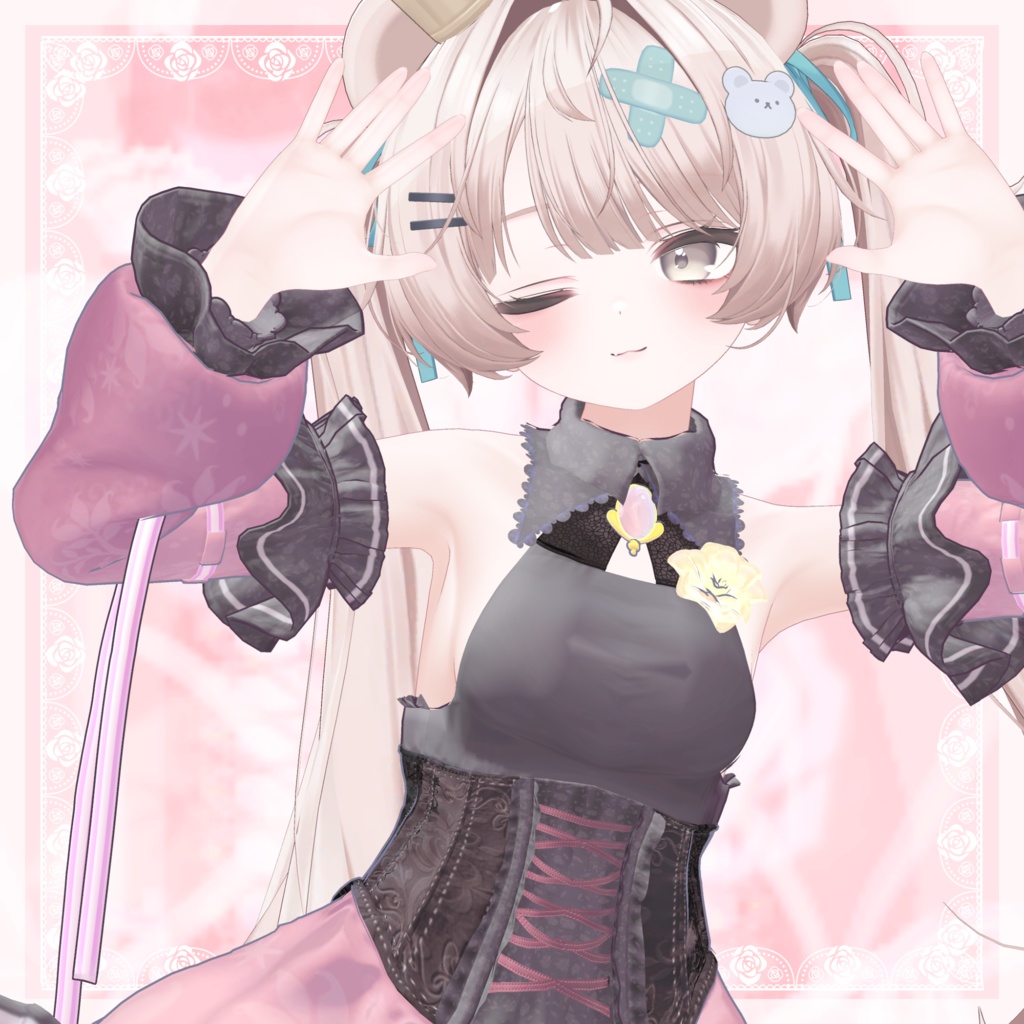 VRChat向け衣装モデル_プリティゴシック_Pretty_Gothic