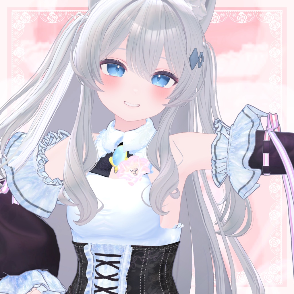VRChat向け衣装モデル_プリティゴシック_Pretty_Gothic