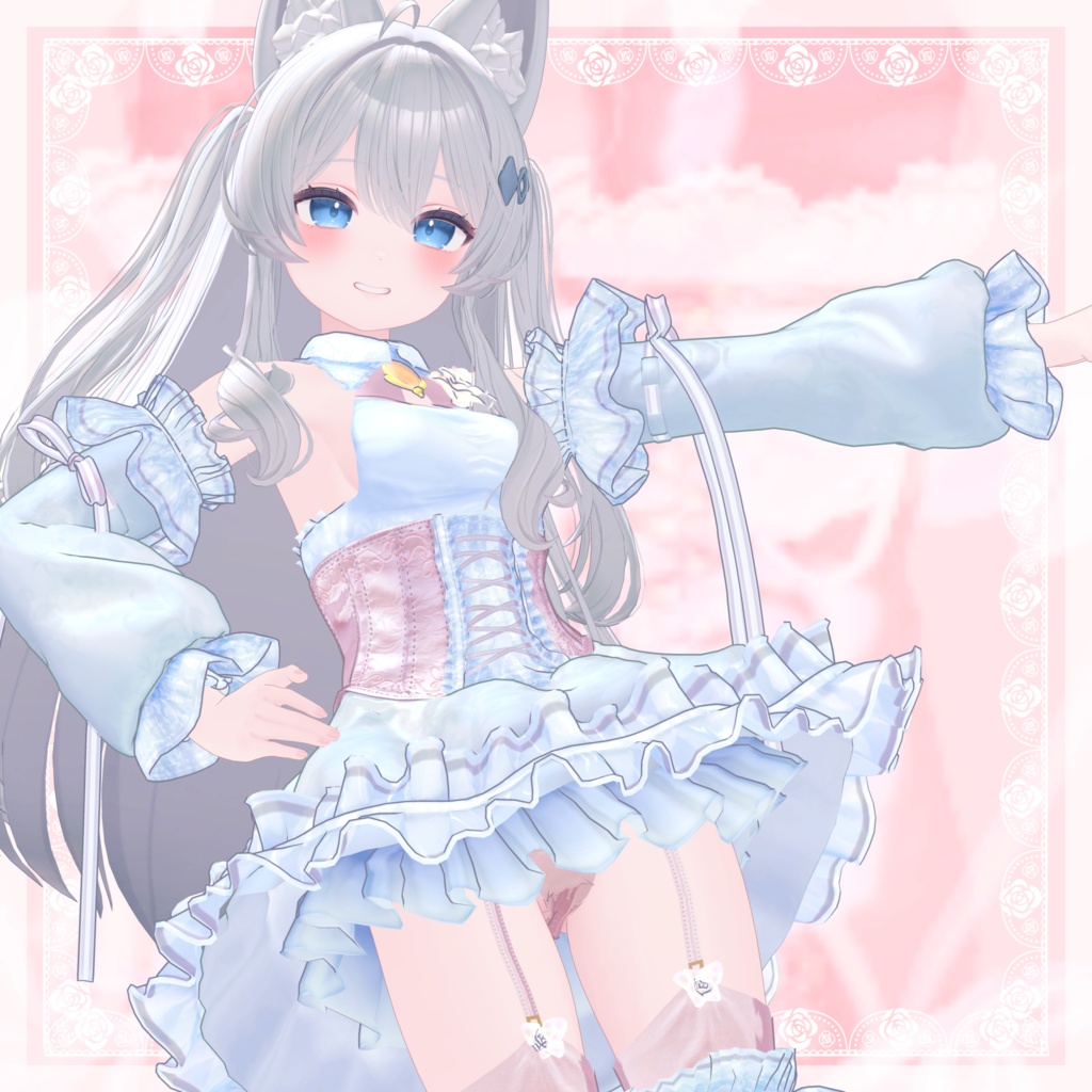 VRChat向け衣装モデル_プリティゴシック_Pretty_Gothic