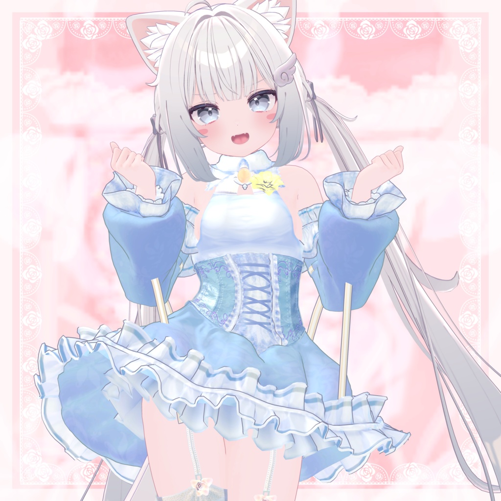 VRChat向け衣装モデル_プリティゴシック_Pretty_Gothic