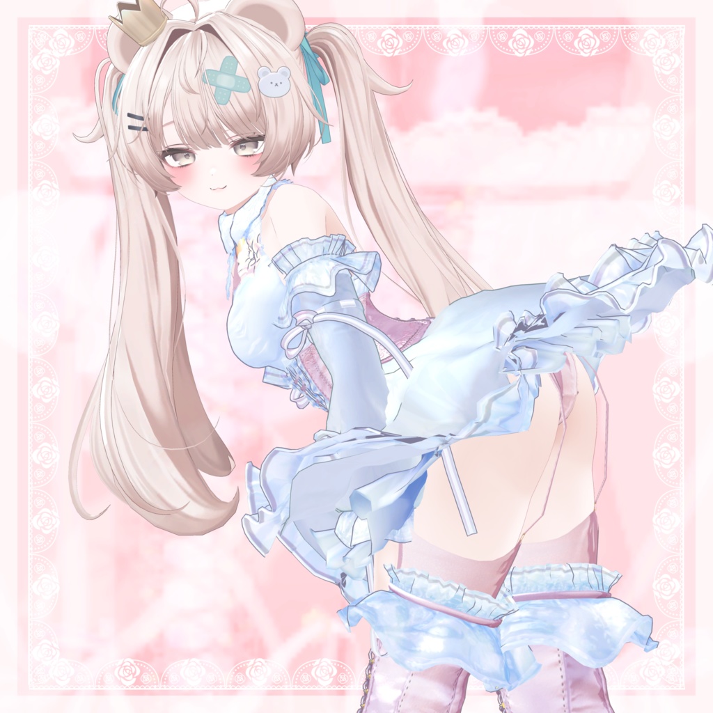 VRChat向け衣装モデル_プリティゴシック_Pretty_Gothic