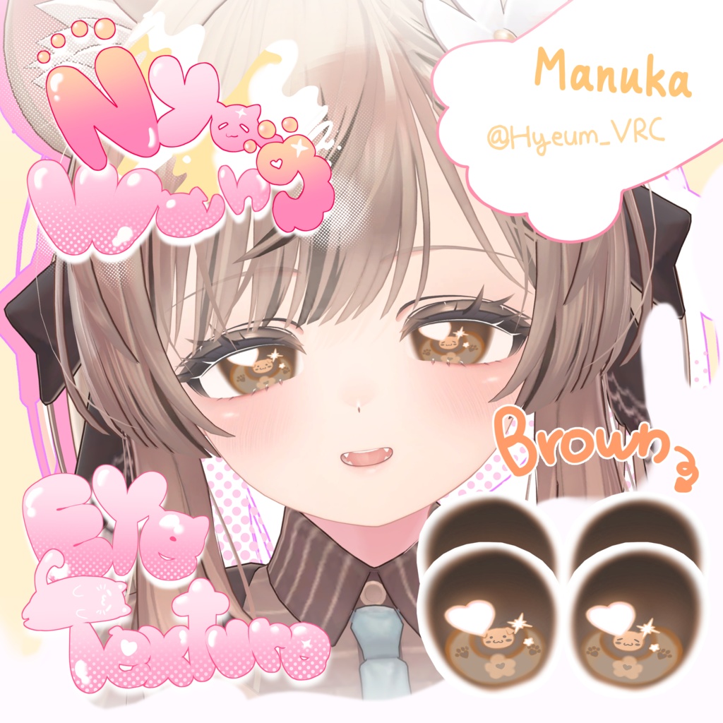 〘 6 Avatars 〙(=^ܫ^=) NyaWang Eye texture (=^ω^=)