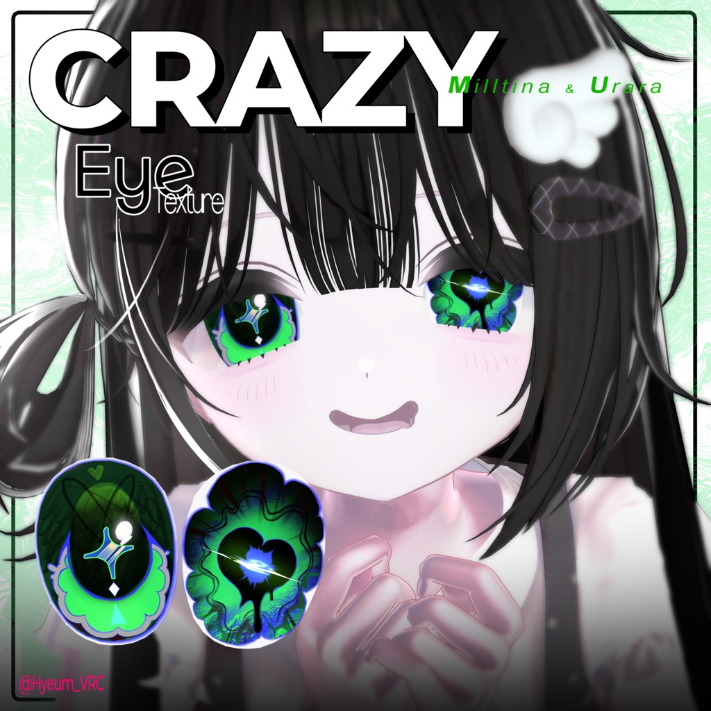 【2 Avatars】♡_CRAZY Eye Textures_♡