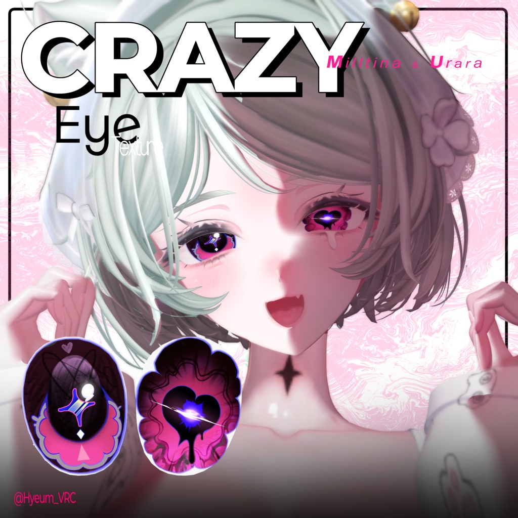 【2 Avatars】♡_CRAZY Eye Textures_♡