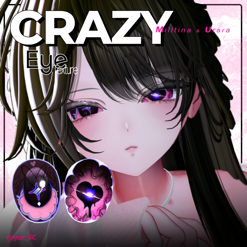 【2 Avatars】♡_CRAZY Eye Textures_♡