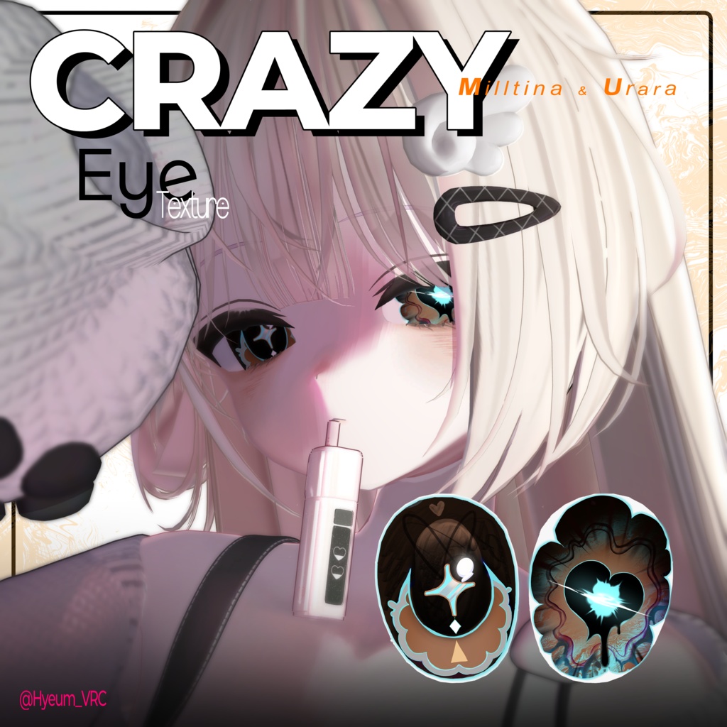 【2 Avatars】♡_CRAZY Eye Textures_♡