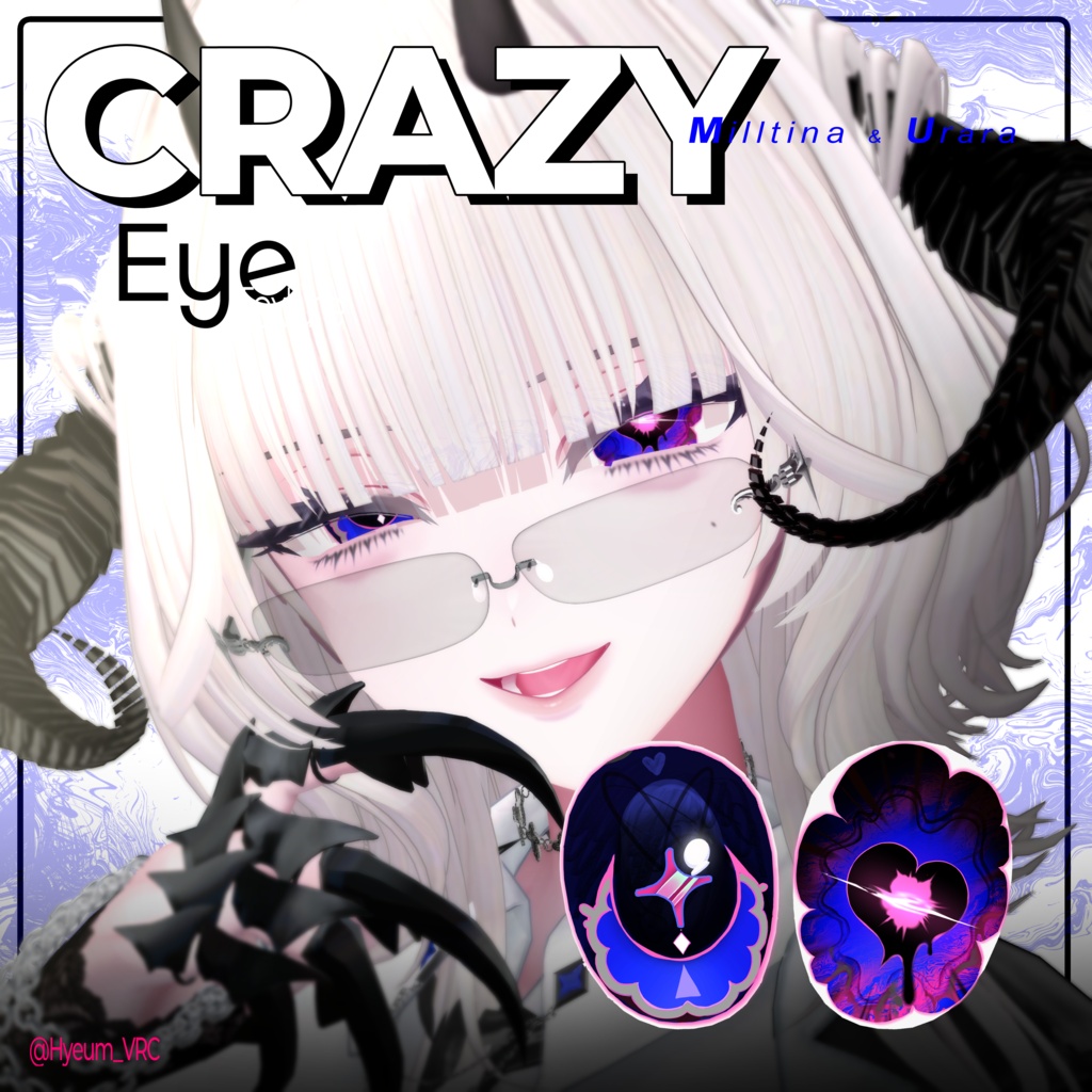 【2 Avatars】♡_CRAZY Eye Textures_♡