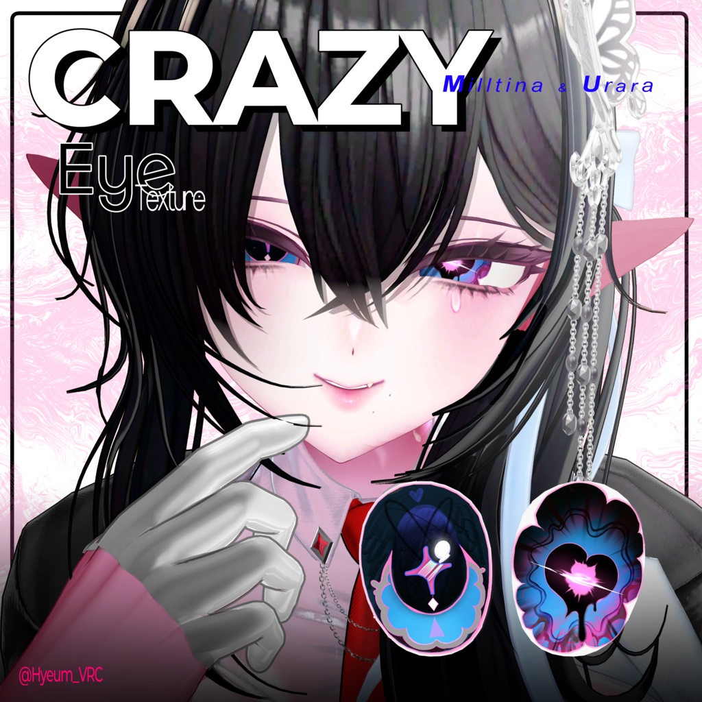 【2 Avatars】♡_CRAZY Eye Textures_♡
