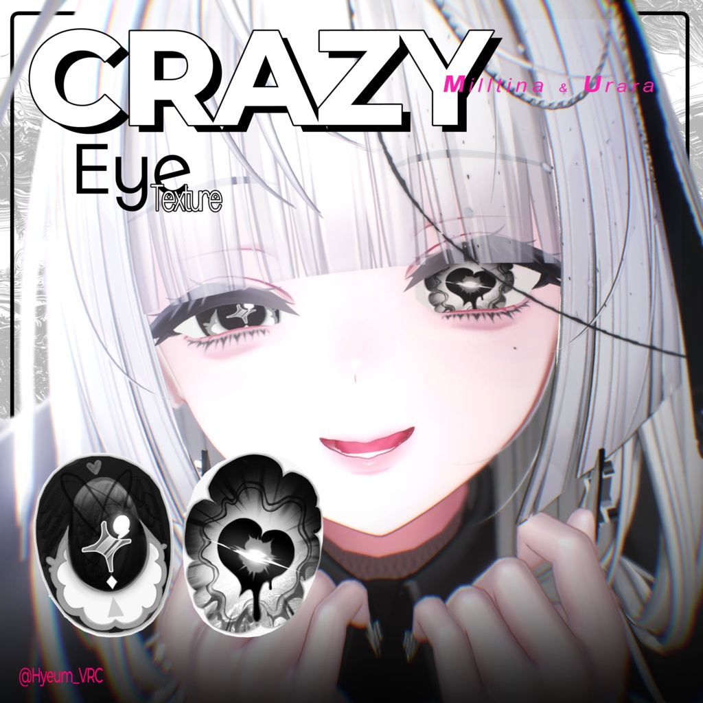【2 Avatars】♡_CRAZY Eye Textures_♡