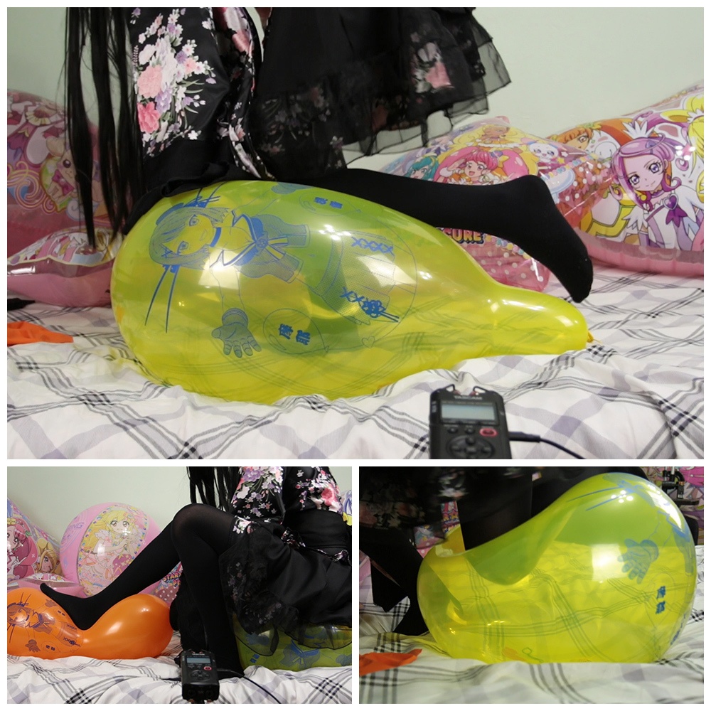 バルーン割り / Maya balloons pump to pop