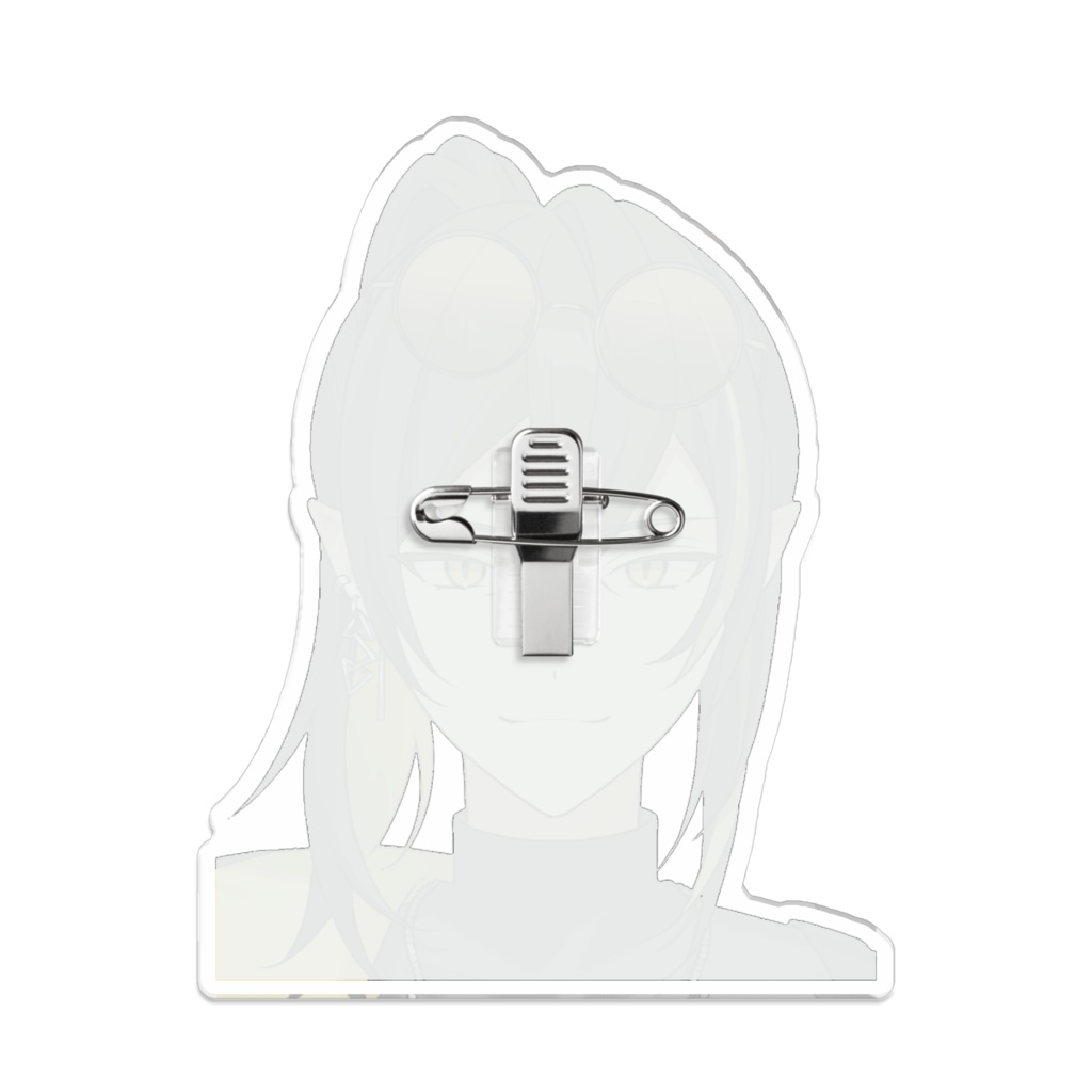 バルド・ジンほとんど生首アクリルバッジ