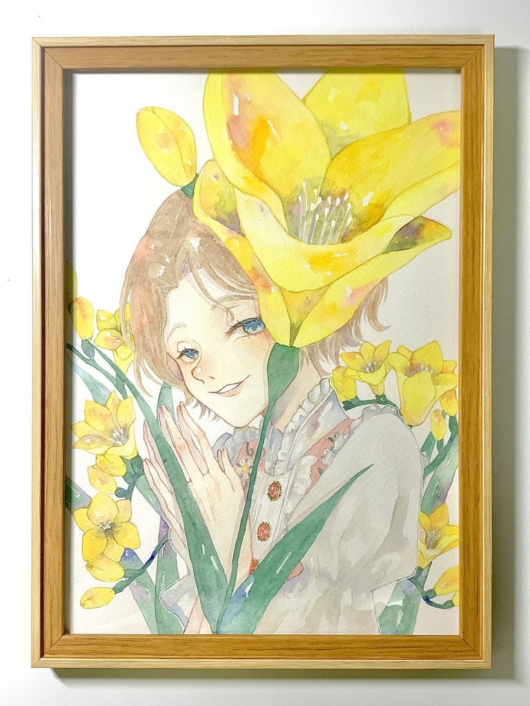 むじゃきな黄(A4原画)