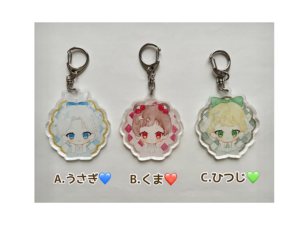 miniシリーズ アクリルキーホルダー