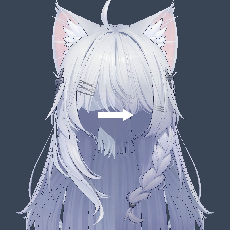 【しなの専用】シンプルヘアピン&グラデーションマスク