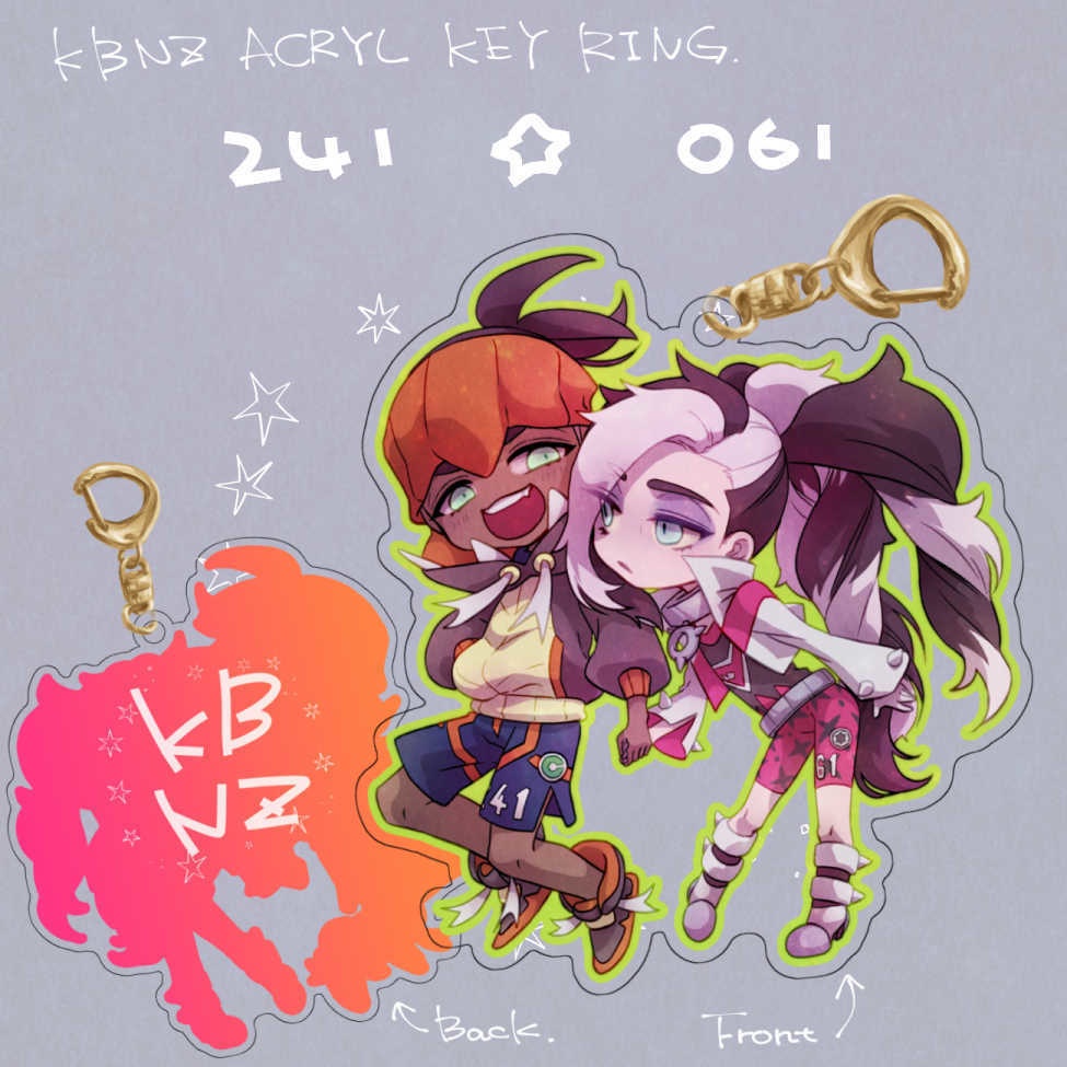 kbnzアクリルキーホルダー