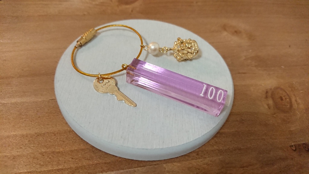 ホテルキー風キーホルダー